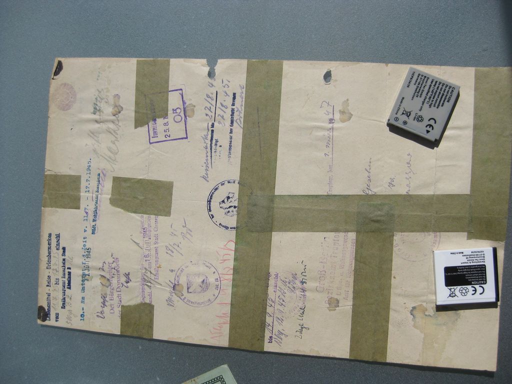 Besitzzeugnis Verleihungsurkunden Panzerpionier Bataillon 59 &amp; Panzerartillerie Regiment 80 KAMPFGRUPPE FRIEBE