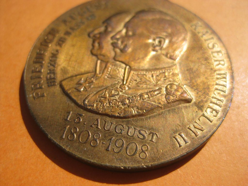 Medaille Preußen Regimentsmedaille 1808 - 1908 NASSAU Mainz Diez Fulda Bad Hersfeld  Hanau dt. französischer Krieg Feldzug