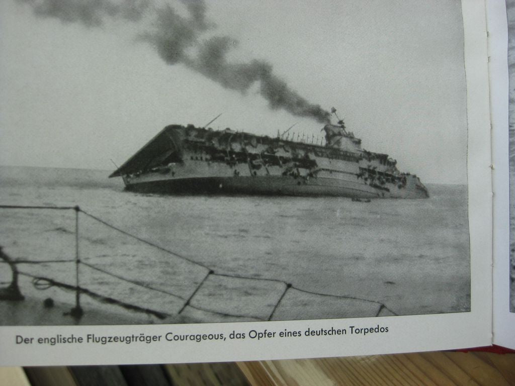 Buch Bildband MIT HITLER IM WESTEN / SONDERAUSFÜHRUNG (Roter Einband) Heinrich Hoffmann