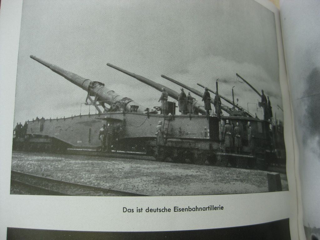 Buch Bildband MIT HITLER IM WESTEN / SONDERAUSFÜHRUNG (Roter Einband) Heinrich Hoffmann