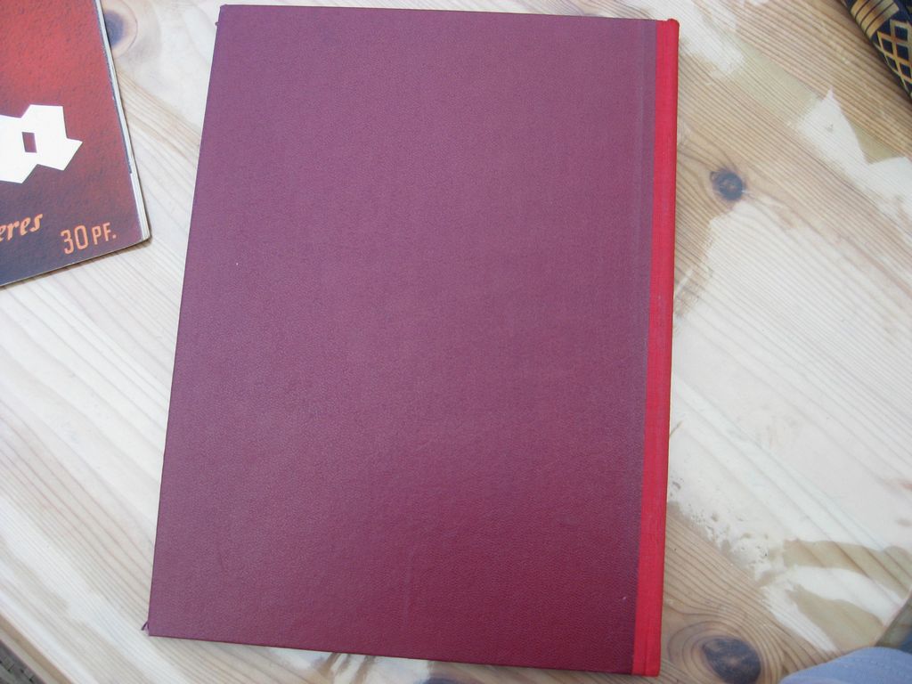 Buch Bildband MIT HITLER IM WESTEN / SONDERAUSFÜHRUNG (Roter Einband) Heinrich Hoffmann