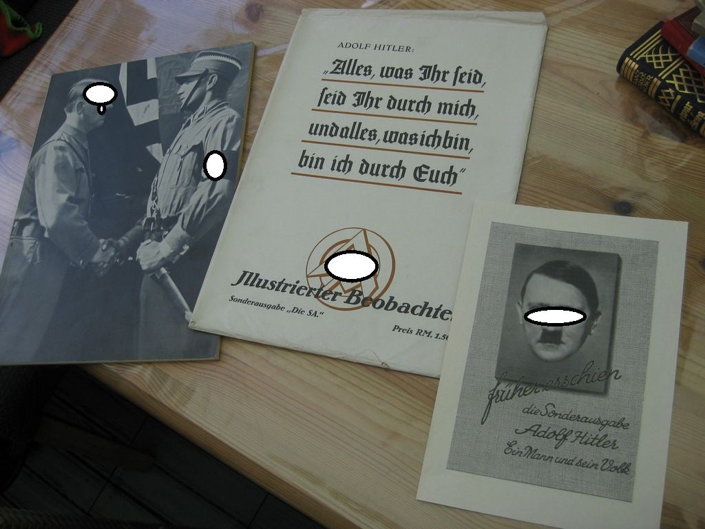 Buch Heft Illustrierter Beobachter Sonderausgabe Die SA Bilder Orden Uniformen