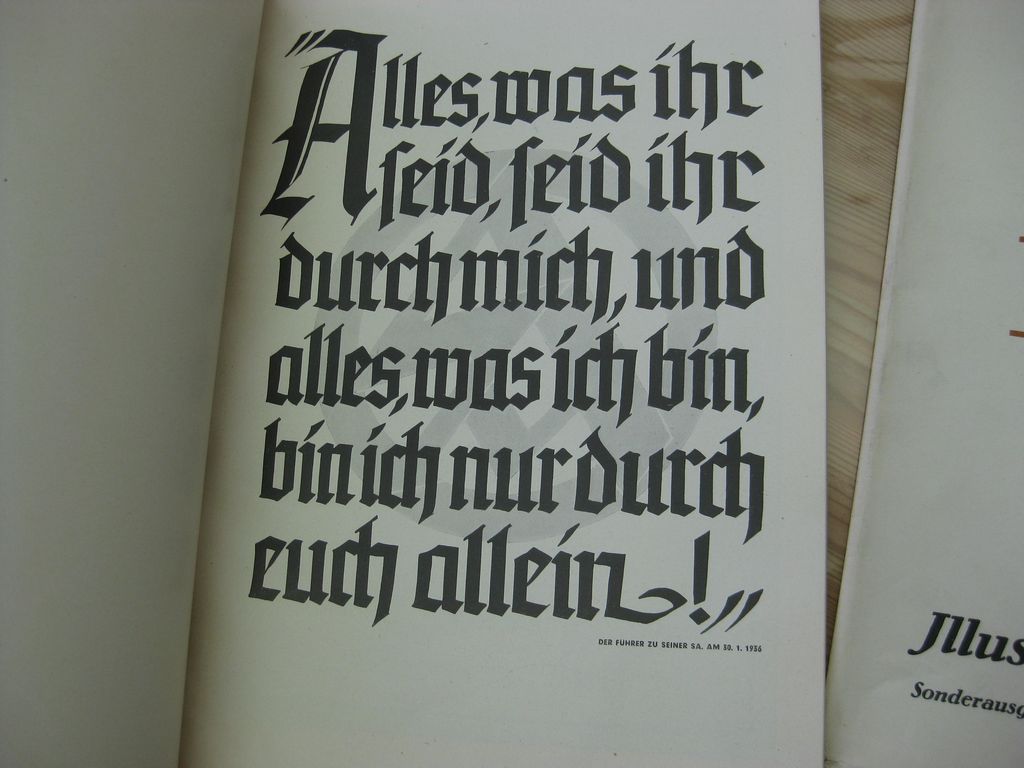 Buch Heft Illustrierter Beobachter Sonderausgabe Die SA Bilder Orden Uniformen