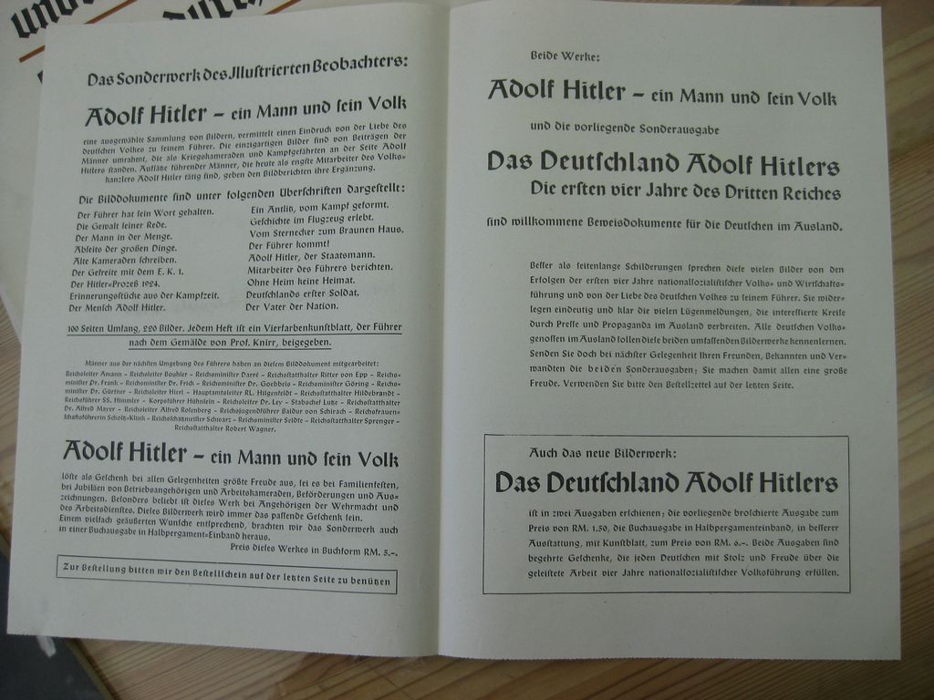 Buch Heft Illustrierter Beobachter Sonderausgabe Die SA Bilder Orden Uniformen