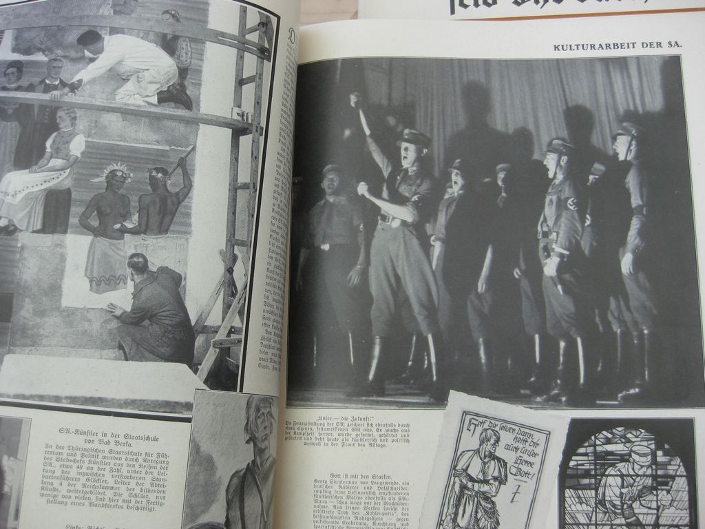 Buch Heft Illustrierter Beobachter Sonderausgabe Die SA Bilder Orden Uniformen