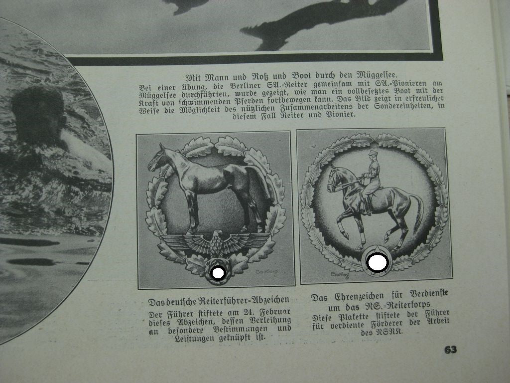 Buch Heft Illustrierter Beobachter Sonderausgabe Die SA Bilder Orden Uniformen