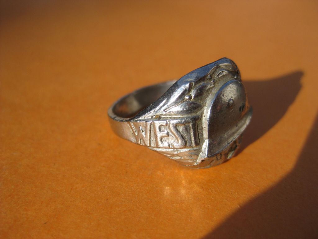 WESTWALLRING patriotischer Fingerring Reichsarbeitsdienst