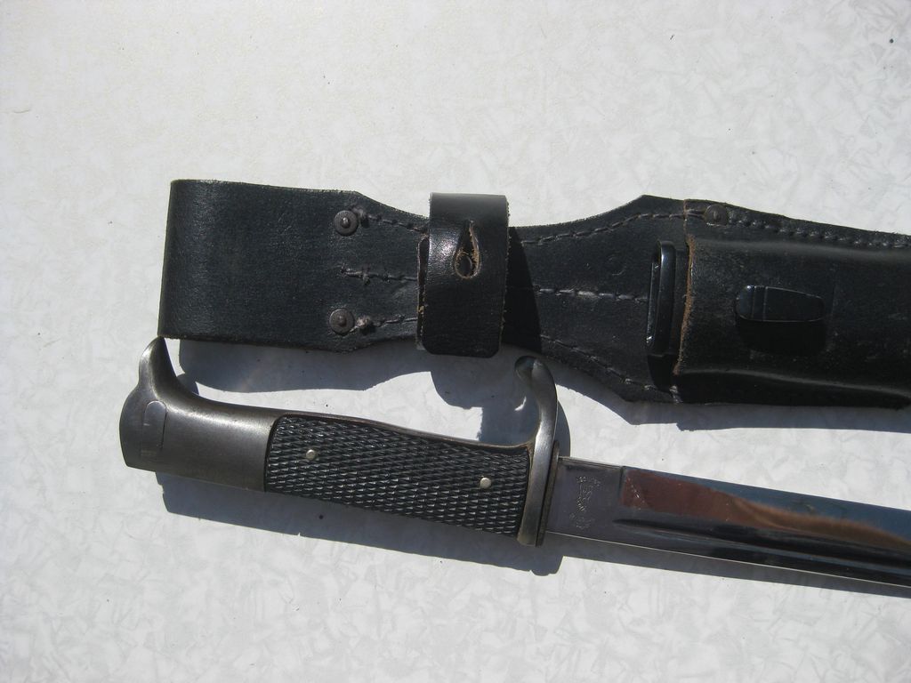 Bajonett Extra Seitengewehr WEHRMACHT Heer -kurz- Hersteller: Anton Wingen / Solingen