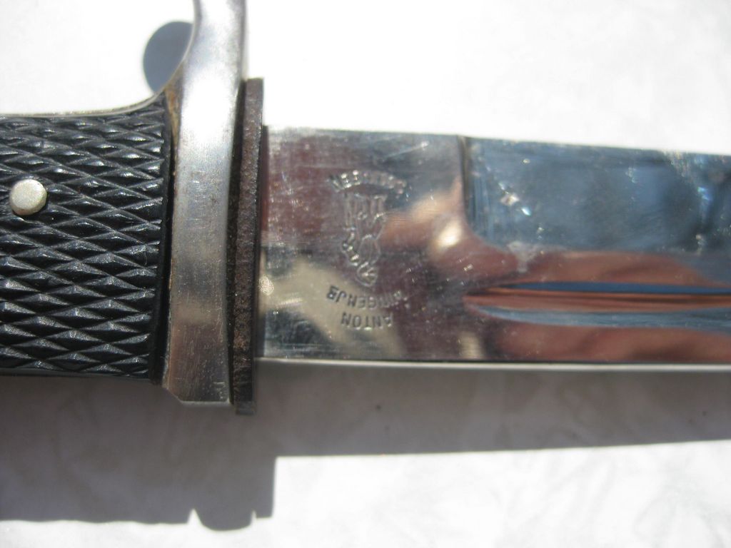 Bajonett Extra Seitengewehr WEHRMACHT Heer -kurz- Hersteller: Anton Wingen / Solingen