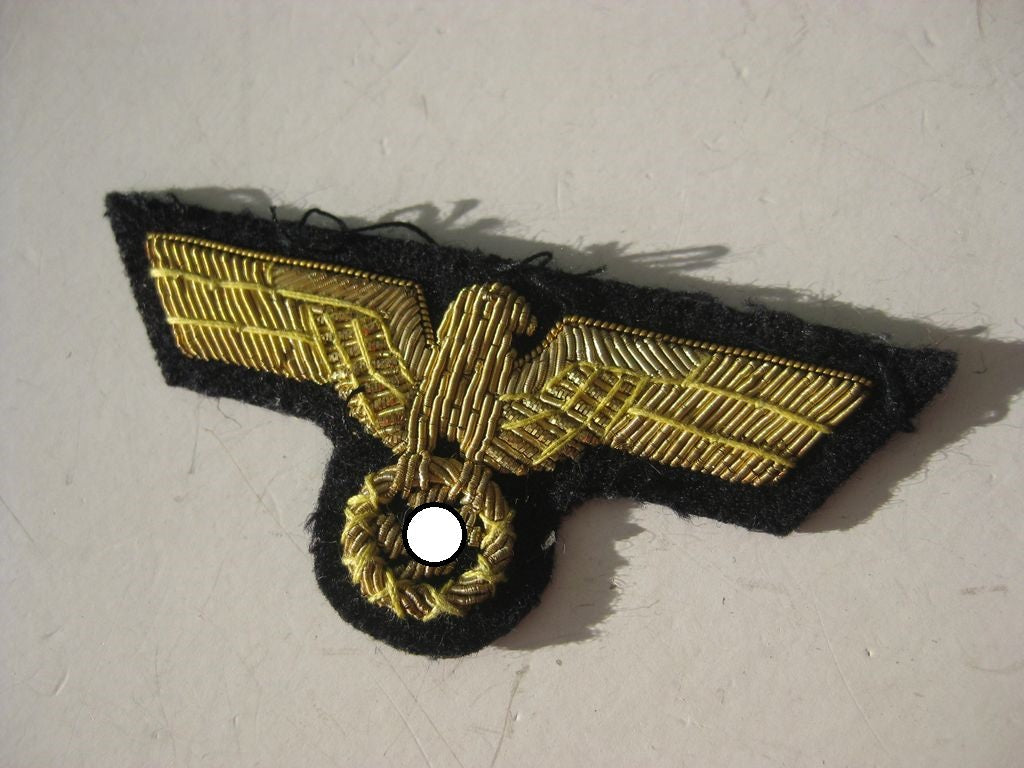 Offiziers Mützenadler Effekten für Kriegsmarine Wehrmacht Mint Condition
