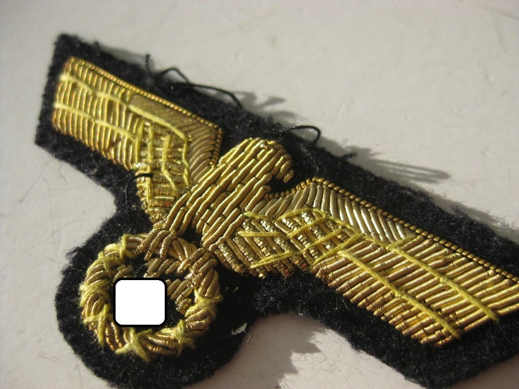 Offiziers Mützenadler Effekten für Kriegsmarine Wehrmacht Mint Condition