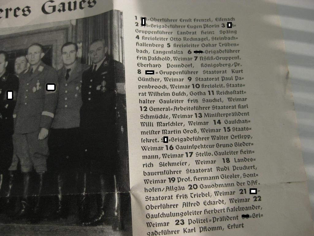 ORIGINAL alter amtlicher Stimmzettel für die Wiedervereinigung / Anschluß mit Österreich 1938