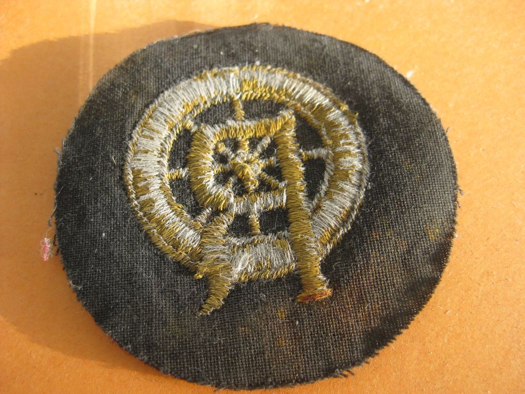 Ärmelabzeichen Uniformabzeichen für Reichsbahn - Eisenbahn Rangieraufseher