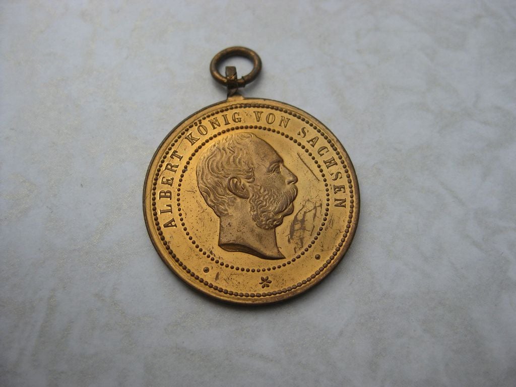 Medaille Königreich Sachsen 1899 POLENZ