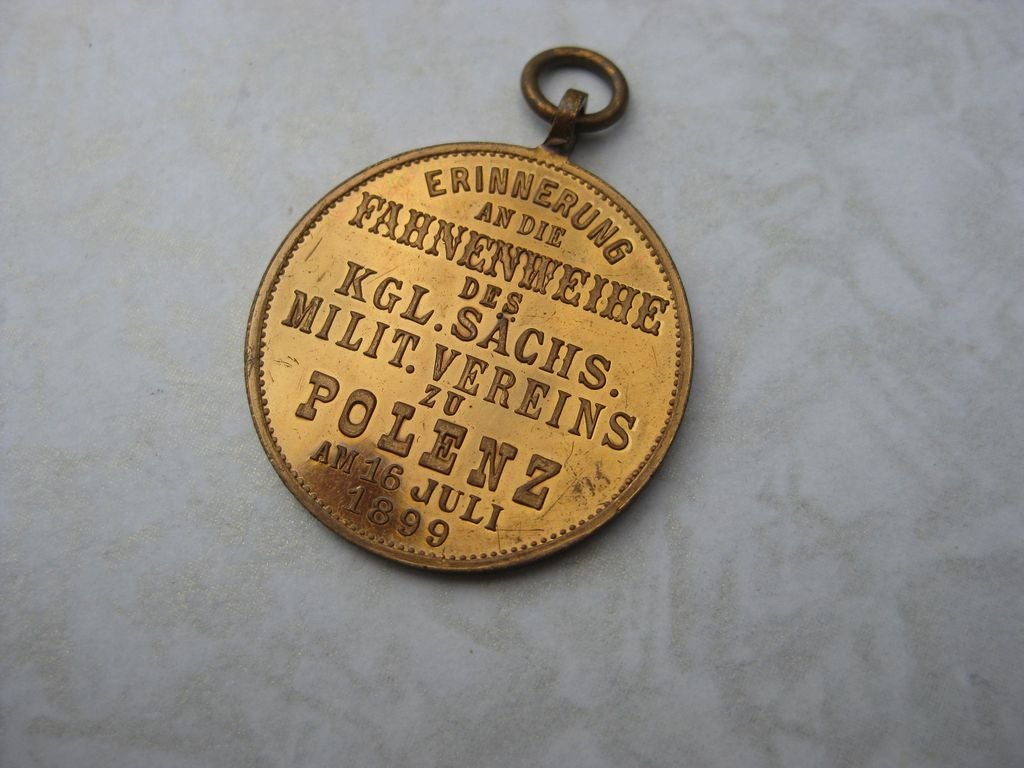Medaille Königreich Sachsen 1899 POLENZ