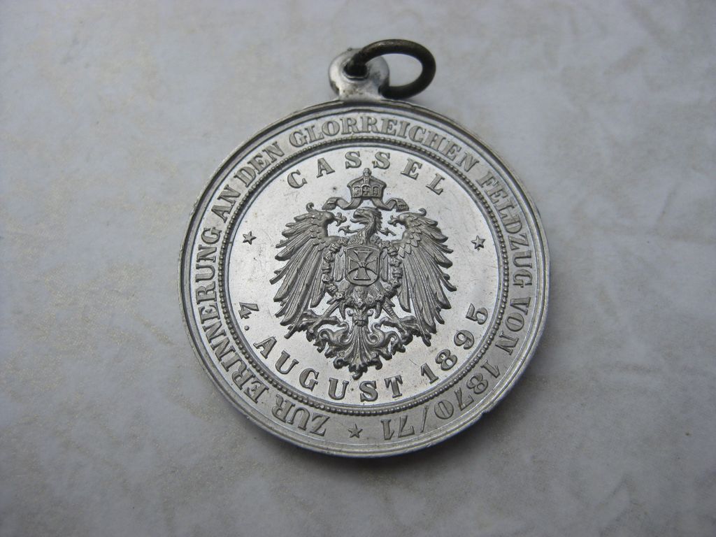 Medaille Preußen Kaiser Wilhelm 1870/71 - 1895 Hessen - Cassel / Kassel