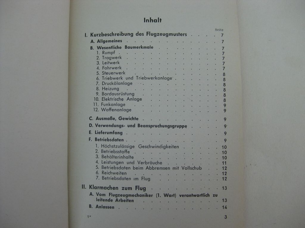 Buch Heft Me 262 Bedienungsvorschrift Messerschmitt Düsenjäger Strahljäger Luftwaffe Fliegertruppe