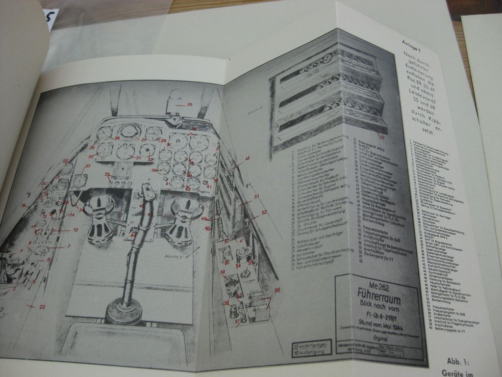 Buch Heft Me 262 Bedienungsvorschrift Messerschmitt Düsenjäger Strahljäger Luftwaffe Fliegertruppe