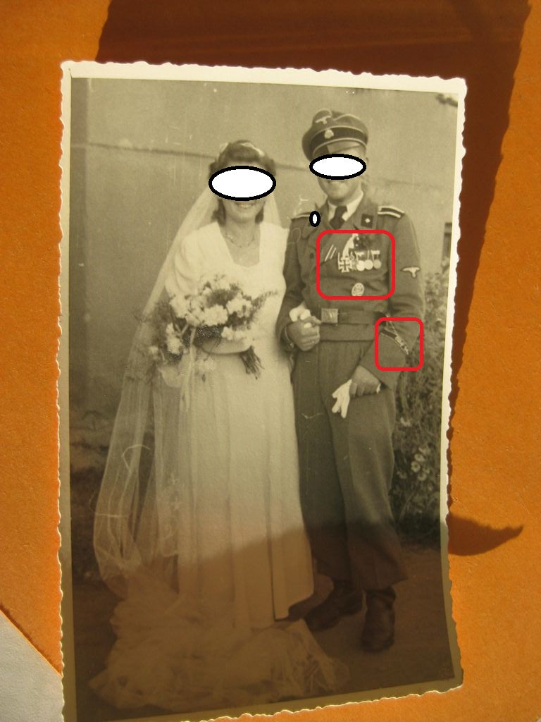 Allgemeine-SS Waffen-SS Privatfoto / Uniformfoto Leibstandarte LSSAH / LAH