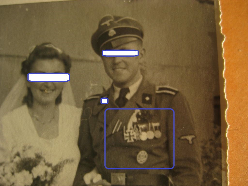 Allgemeine-SS Waffen-SS Privatfoto / Uniformfoto Leibstandarte LSSAH / LAH