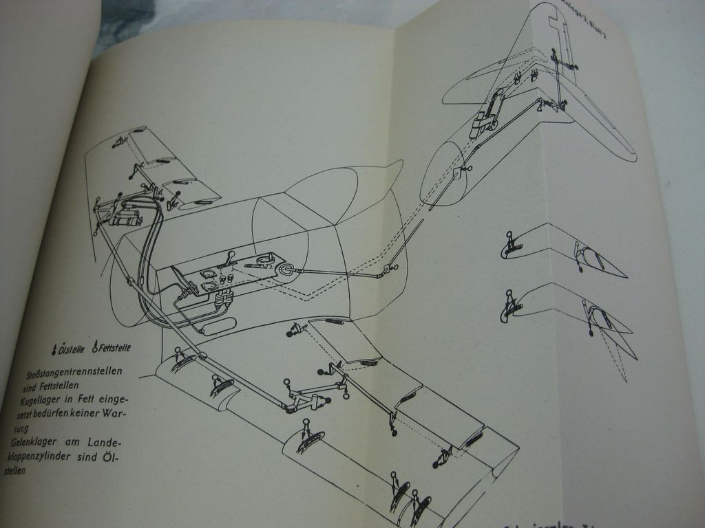 Buch Heft Me 262 Bedienungsvorschrift Messerschmitt Düsenjäger Strahljäger Luftwaffe Fliegertruppe