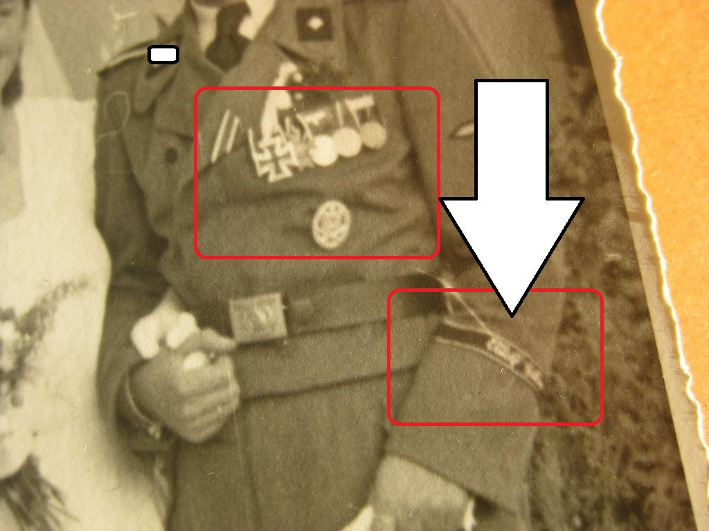 Allgemeine-SS Waffen-SS Privatfoto / Uniformfoto Leibstandarte LSSAH / LAH