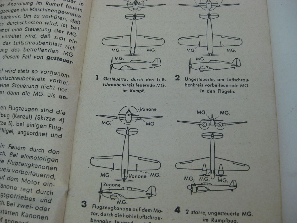 Originalausgabe Buch Heft Luftwaffe Fliegertruppe Kriegsflugzeuge 3.Reich