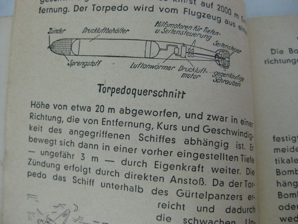 Originalausgabe Buch Heft Luftwaffe Fliegertruppe Kriegsflugzeuge 3.Reich