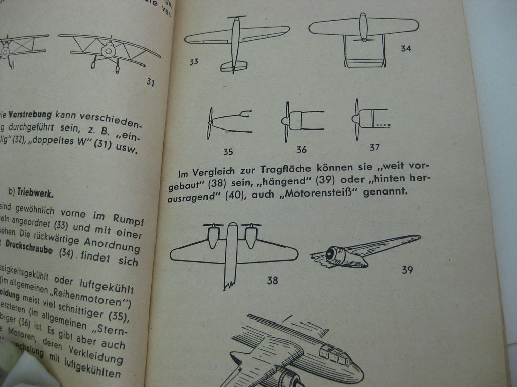 Originalausgabe Buch Heft Luftwaffe Fliegertruppe Kriegsflugzeuge 3.Reich