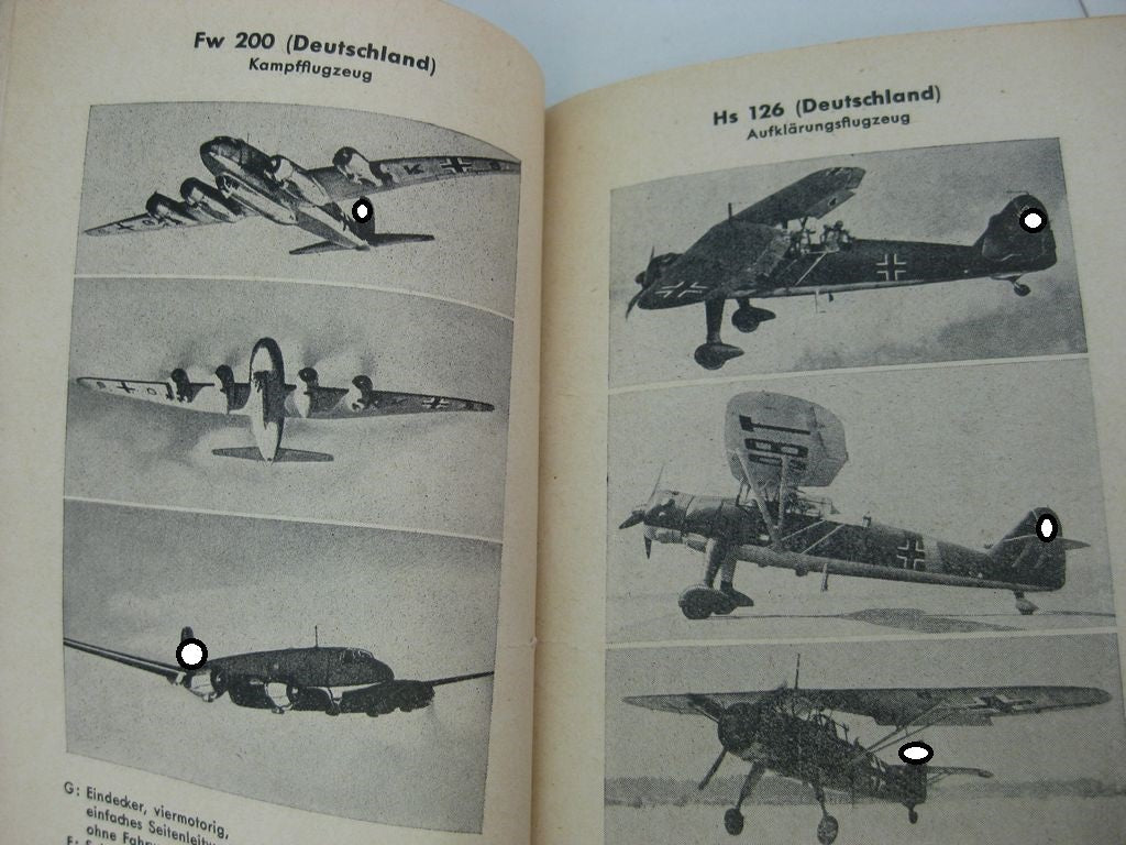 Originalausgabe Buch Heft Luftwaffe Fliegertruppe Kriegsflugzeuge 3.Reich