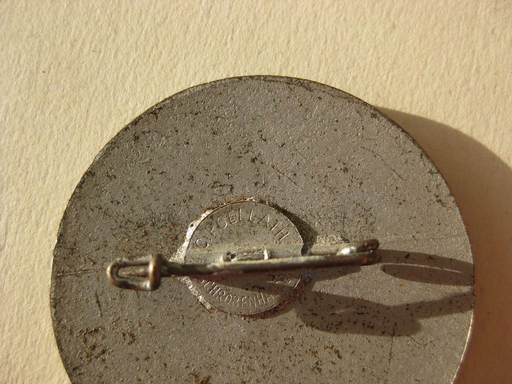 Silberne Ehrennadel der Tiroler Schießauszeichnung KLEINKALIBER KK Gewehr 1943 Mint Condition