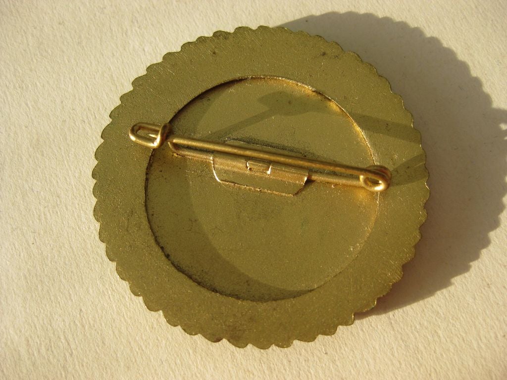 Große goldene Ehrennadel der Tiroler Gaumeisterabzeichen PISTOLE 1942 Mint Condition