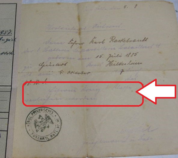 Militärpaß Soldbuch Husaren Regiment 9 Besitzzeugnis Eisernes Kreuz Hildesheim !