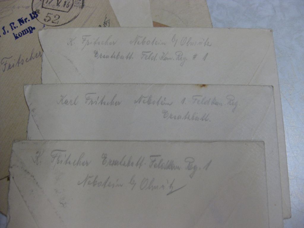 Identitäts-Karte Militärpaß Soldbuch Österreich Feldpost Schützenregiment No.34