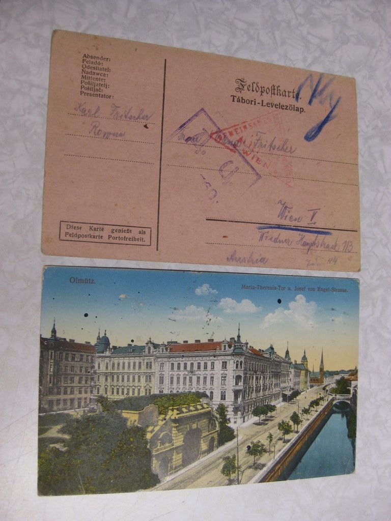 Identitäts-Karte Militärpaß Soldbuch Österreich Feldpost Schützenregiment No.34