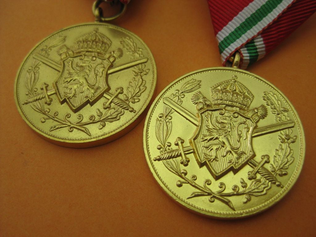 5 x bulgarische Kriegserinnerungsmedaille 1915 - 1918 1. Weltkrieg BULGARIEN