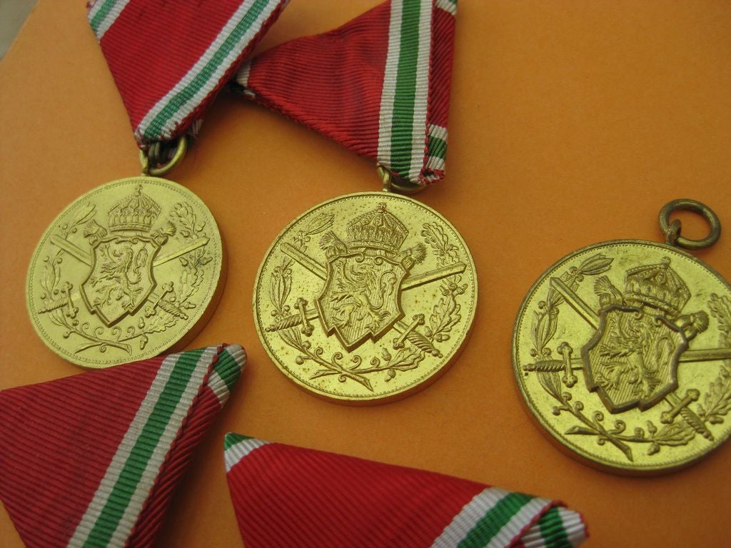 5 x bulgarische Kriegserinnerungsmedaille 1915 - 1918 1. Weltkrieg BULGARIEN