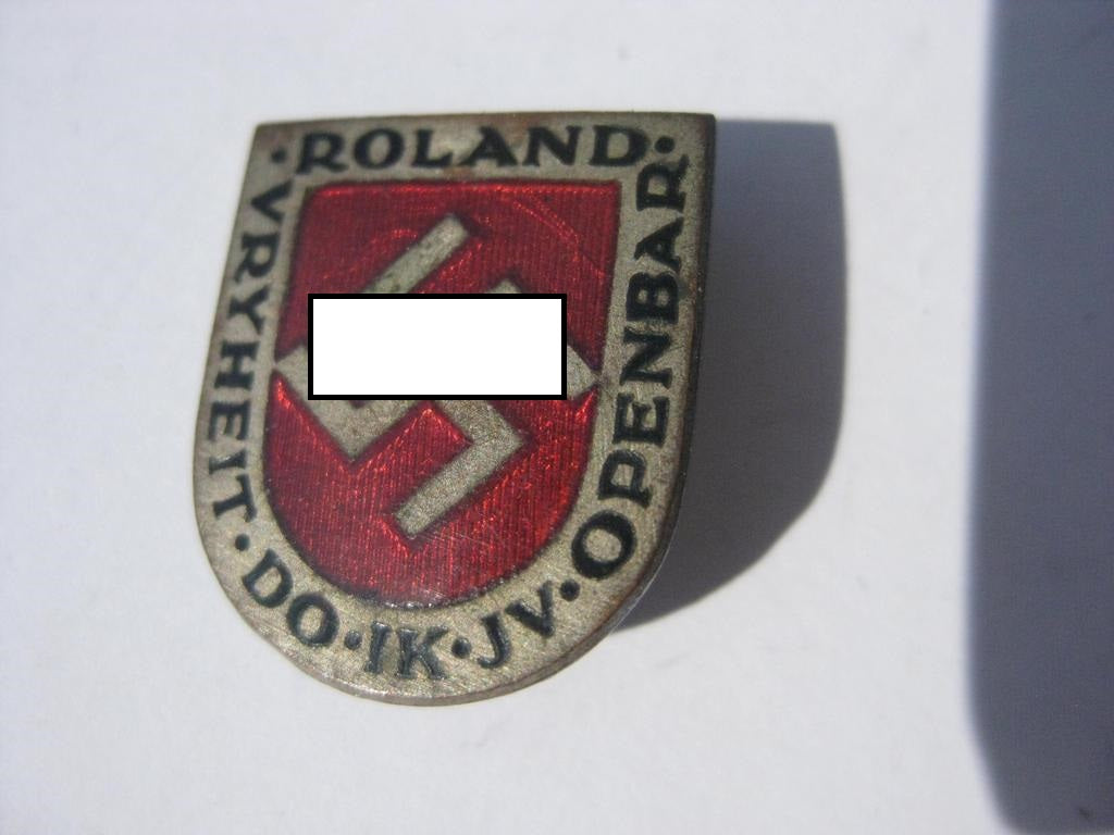 Mitgliedsabzeichen Ehrenzeichen Hansestadt BREMEN / Eiserner Roland mit Hakenkreuz