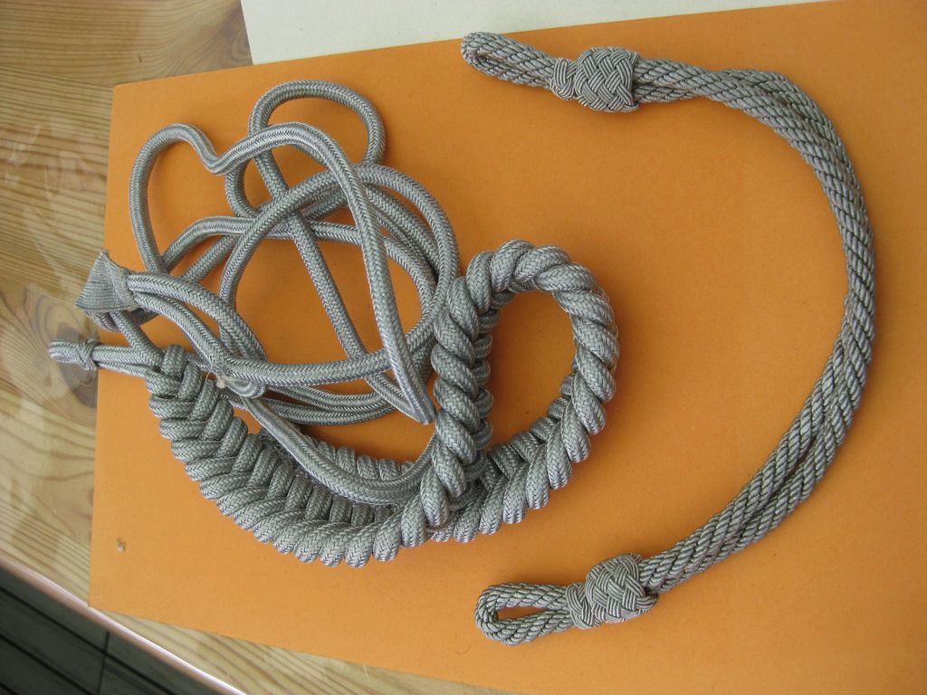 Adjutantenschnur Paradeschnur &amp; Mützenkordel für Schirmmütze Wehrmacht