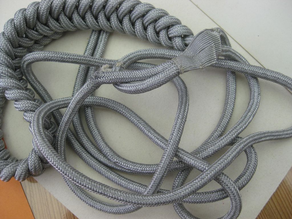 Adjutantenschnur Paradeschnur &amp; Mützenkordel für Schirmmütze Wehrmacht