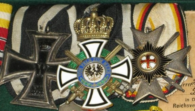Kompletter Nachlass Ritterkreuz Hausorden von Hohenzollern