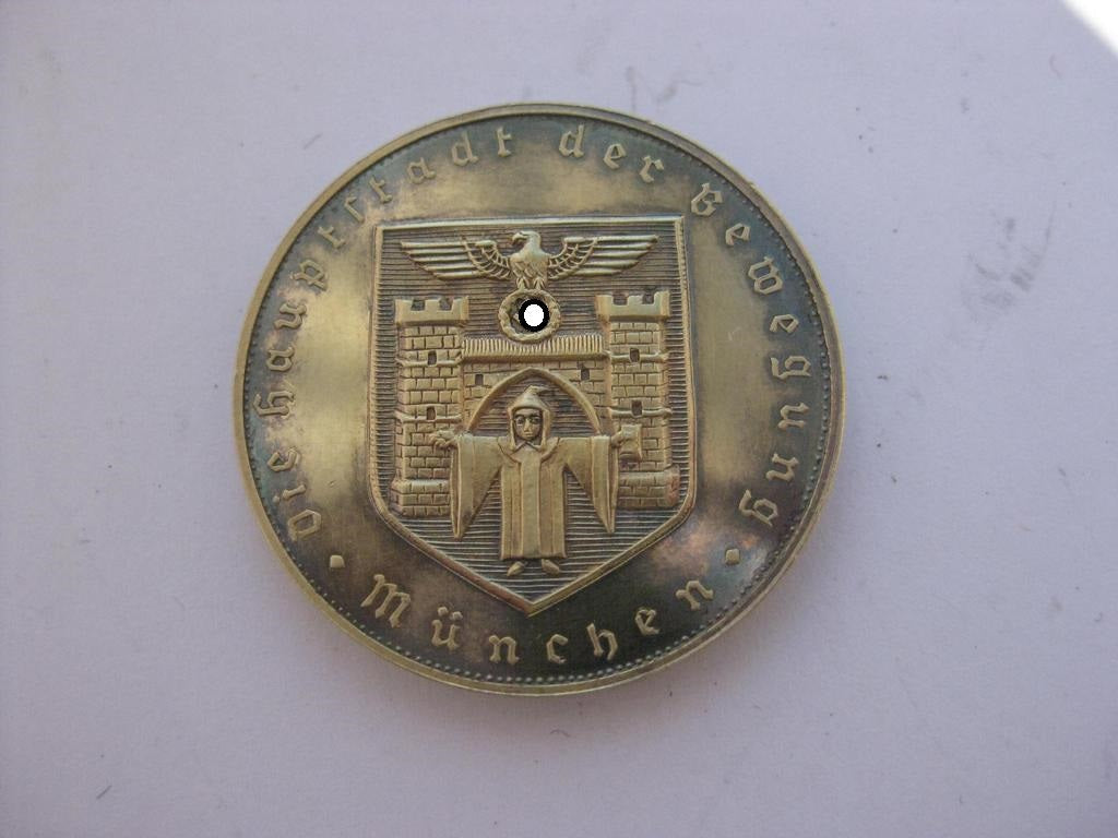 NSDAP Treuemedaille Ehrenzeichen Ehrenmedaille München in Gold