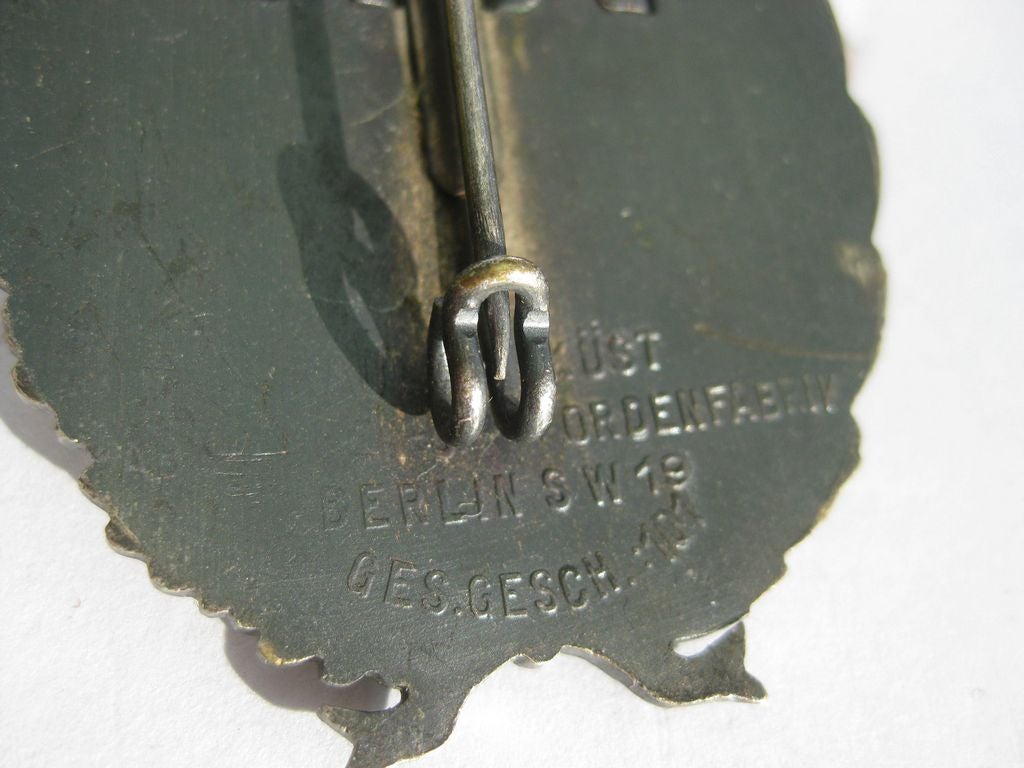 Schlageterschild 2.Modell SPARTAKUS 1919 FREIKORPS