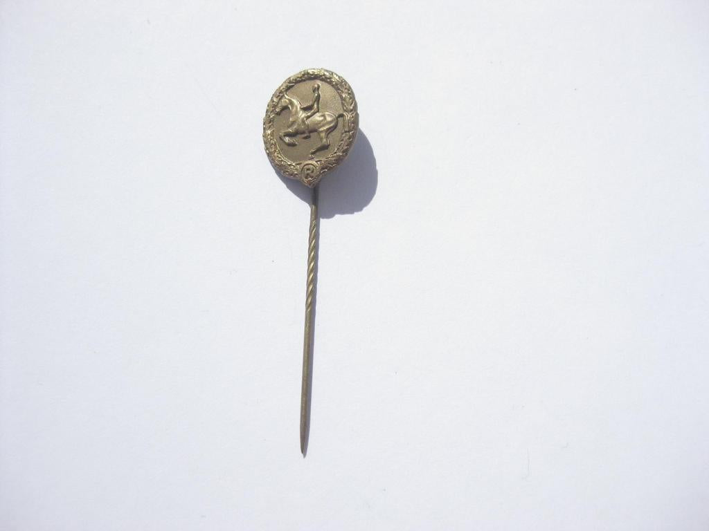 3.Reich Reitersportabzeichen in Bronze -Miniatur- 1933 - 1945