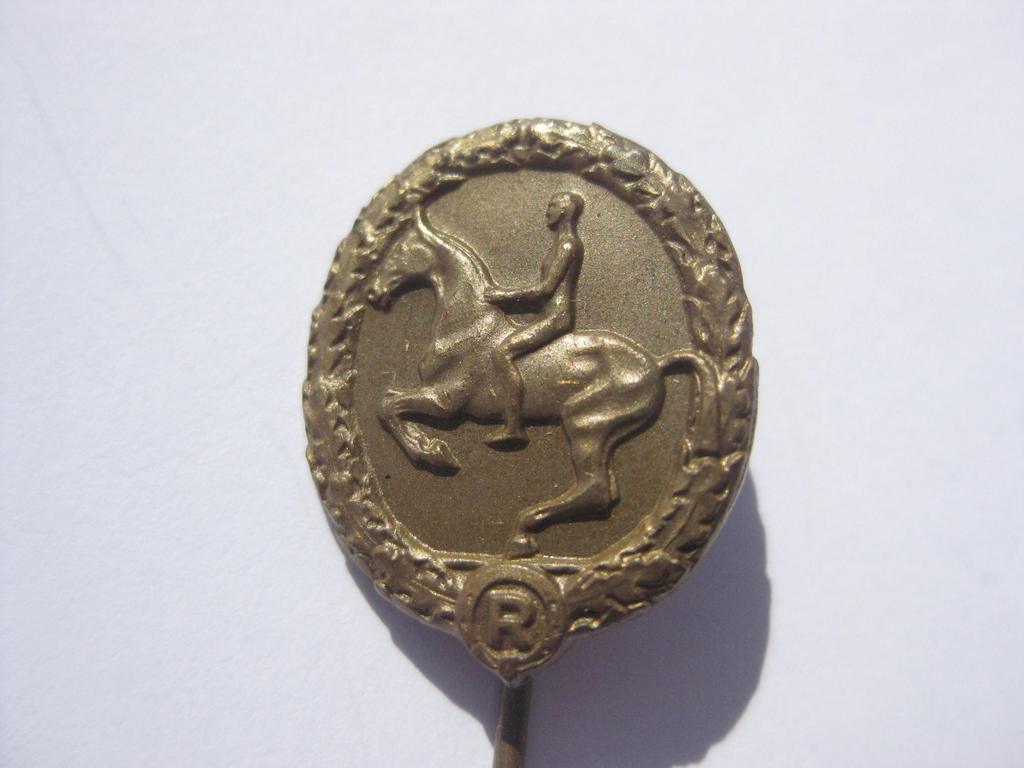 3.Reich Reitersportabzeichen in Bronze -Miniatur- 1933 - 1945