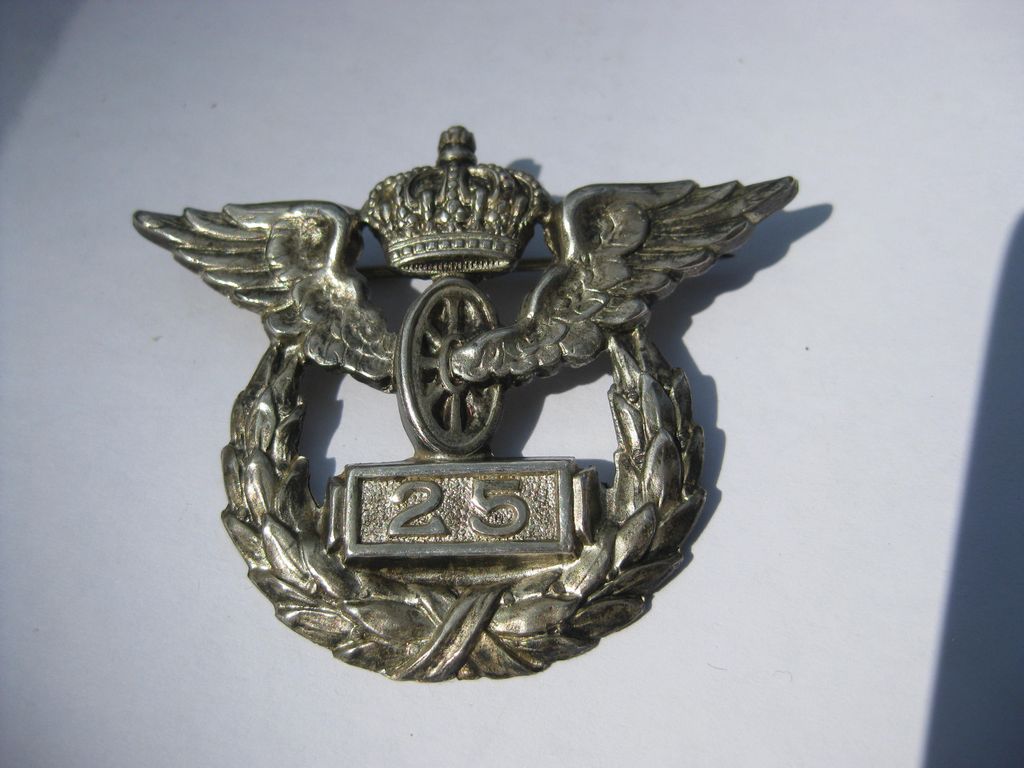 Deutsche Eisenbahn Erinnerungsabzeichen für 25 Dienstjahre -Preußen- Kaiserreich Eisenbahner