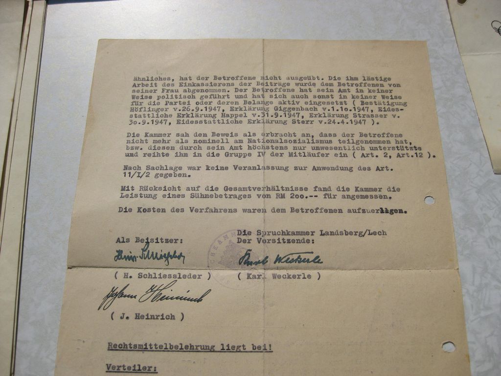 Strafanstalt LANDSBERG am Lech Beförderungsurkunden Wachmann Schließer von ADOLF HITLER !!!! 3.Reich