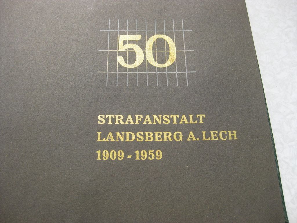 Strafanstalt LANDSBERG am Lech Beförderungsurkunden Wachmann Schließer von ADOLF HITLER !!!! 3.Reich