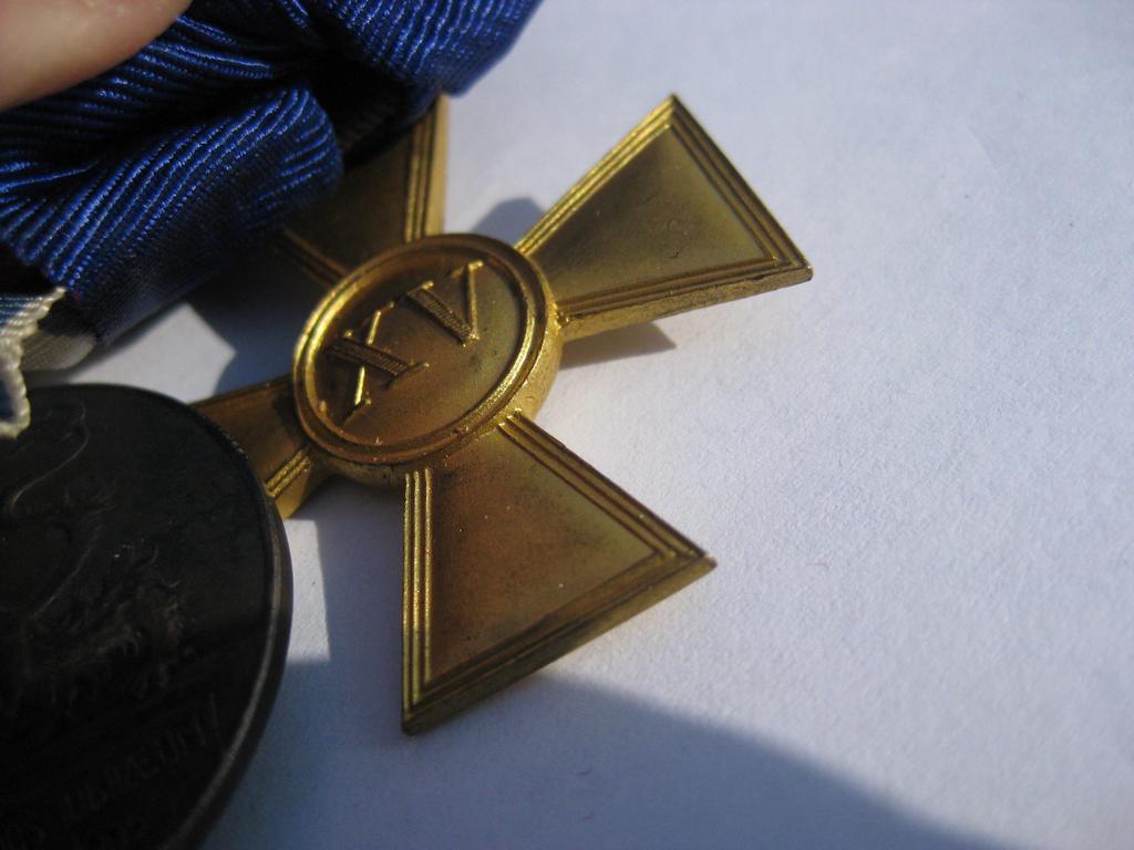 2er Ordensspange silberne Medaille Schwarzburg-Sondershausen