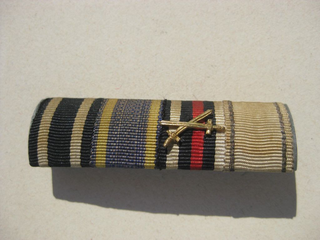 4er Feldspange Kaiserreich & WEHRMACHT Braunschweiger & Bulgarien Orden